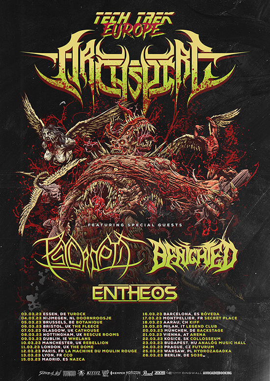 Entheos Announces European Tour with Archspire