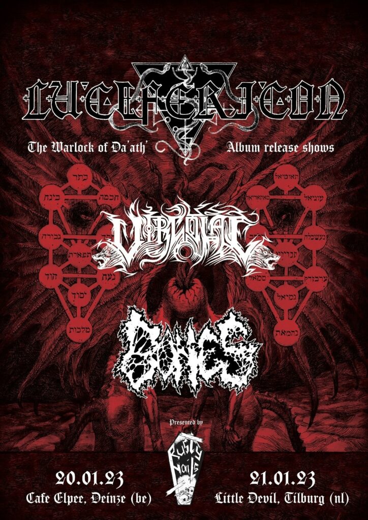 Lucifericon, Vircolac, Bones – BE & NL, January 20/21