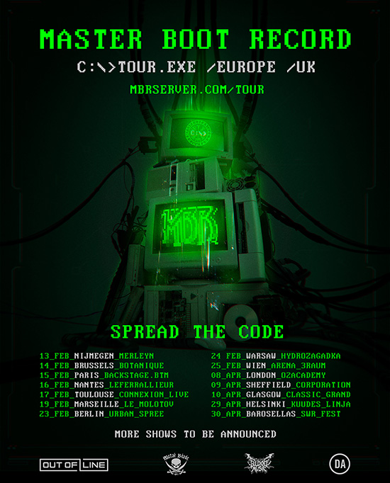 MASTER BOOT RECORD Announces European Tour for 2023!