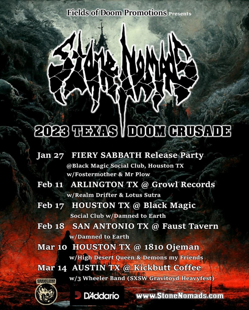 Stone Nomads Premieres “Fiery Sabbath” at BraveWords Today