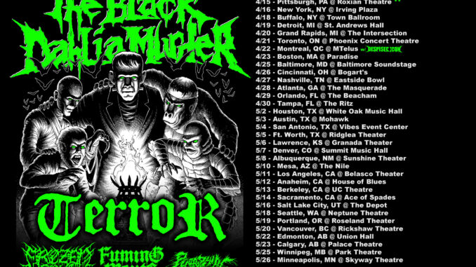 THE BLACK DAHLIA MURDER Announces The Verminous Remnant Tour 2023; Tickets On Sale This Friday THE BLACK DAHLIA MURDER Announces The Verminous Remnant Tour 2023; Tickets On Sale This Friday