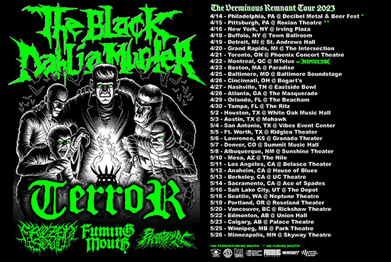 The Black Dahlia Murder Announces The Verminous Remnant Tour 2023 The Black Dahlia Murder Announces The Verminous Remnant Tour 2023