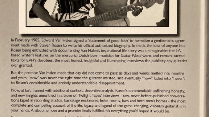 Tonechaser â Understanding Edward: My 26-Year Journey with Edward Van Halen OUT NOW