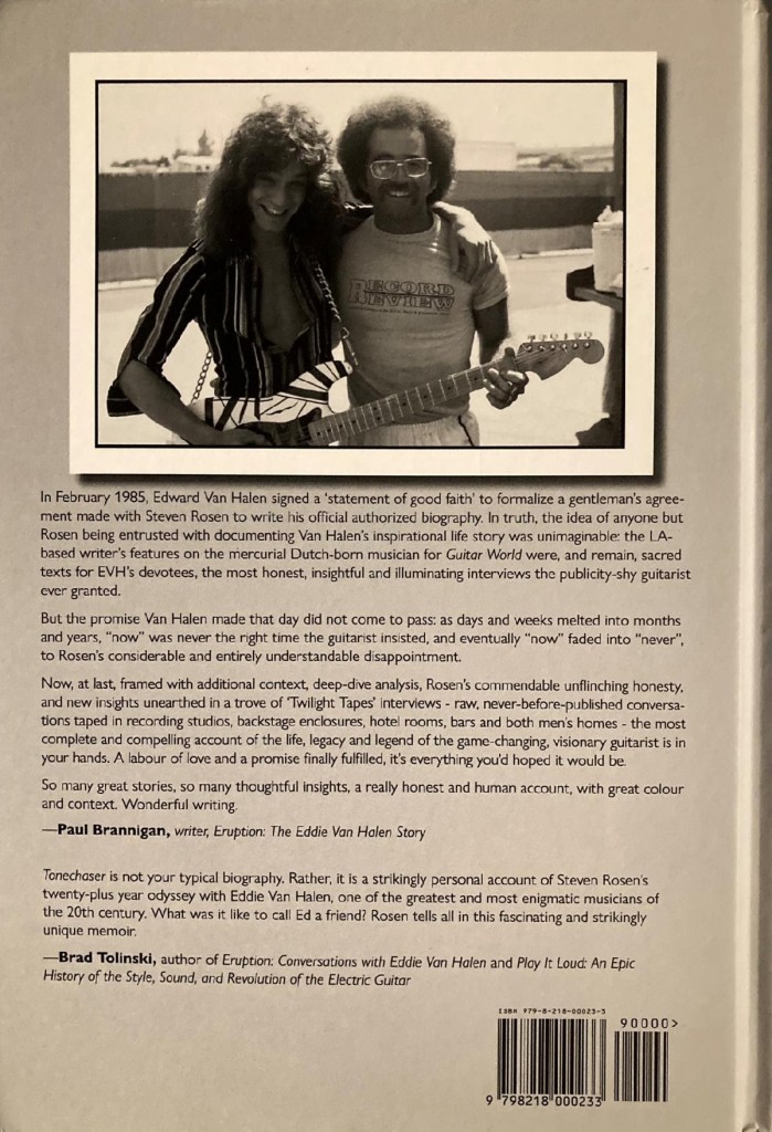 Tonechaser â Understanding Edward: My 26-Year Journey with Edward Van Halen OUT NOW