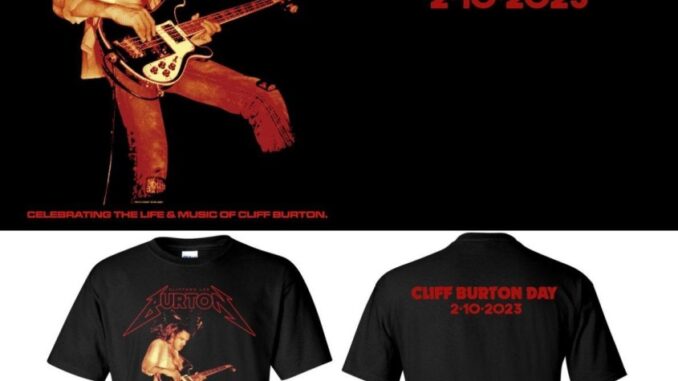 Cliff Burton Day February 10, 2023 – Celebrate with us on YouTube Live Cliff Burton Day February 10, 2023 – Celebrate with us on YouTube Live