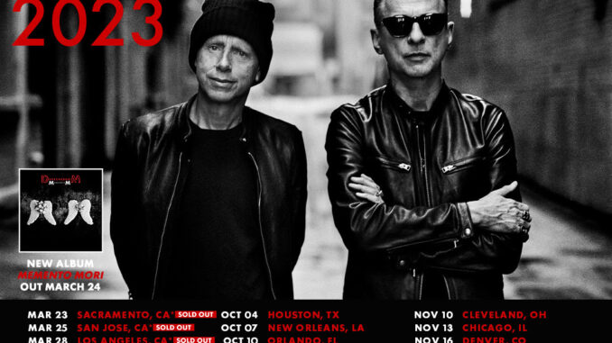 Depeche Mode Announce 29 Additional North American Dates on the Memento Mori World Tour Depeche Mode Announce 29 Additional North American Dates on the Memento Mori World Tour
