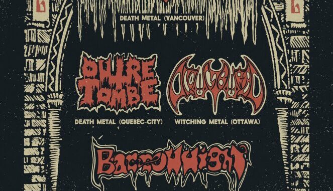 Grave Infestation, Outre Tombe, Occult Burial & Barrow Wight Live in Ottawa, May 20th!