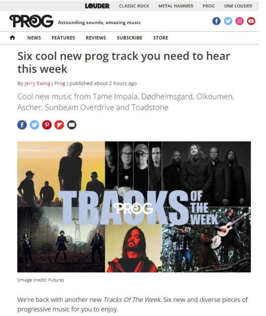 Prog – Six cool new prog tracks you need to hear this week w/ SUNBEAM OVERDRIVE – â¢â¢ Tentacles Industries â¢â¢ – Season of Mist and more! Go vote for your fave track now!