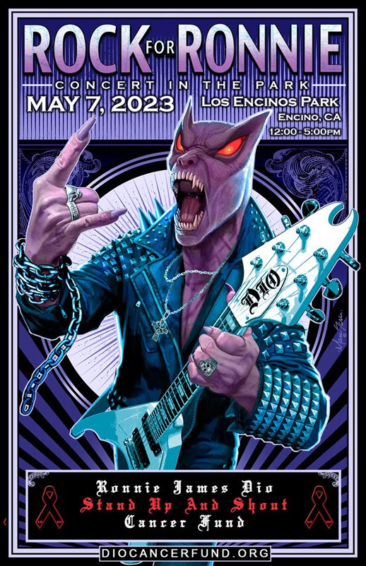 ROCK FOR RONNIE Concert in the Park Benefiting Ronnie James Dio Stand Up & Shout Cancer Fund