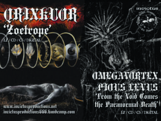 Omegavortex/Pious Levus Split LP and Qrixkuor Zoetrope LP pre-order available now!