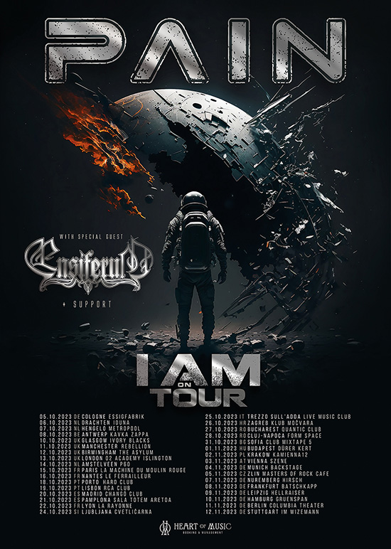 Ensiferum Announces European Tour as Direct Support to Pain