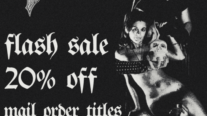FLASH SALE! 20% OFF ALL MAIL ORDER TITLES! FLASH SALE! 20% OFF ALL MAIL ORDER TITLES!