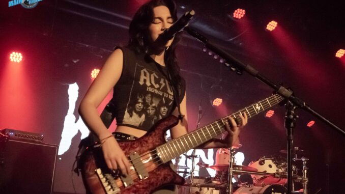 The Warning performing on the Error Tour 2023 at Baltimore Soundstage