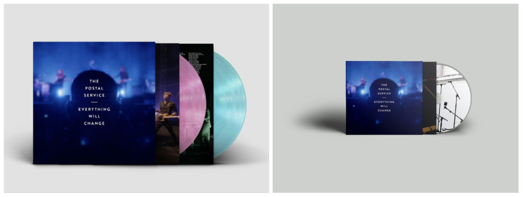 The Postal Service: Everything Will Change Live Album 2xLP + CD Available on September 8