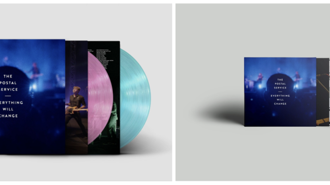 The Postal Service: Everything Will Change Live Album 2xLP + CD Available on September 8