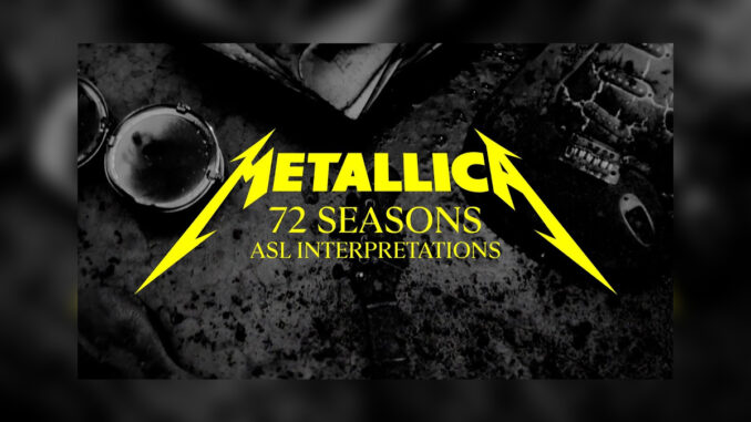 METALLICA ASL Announcement - Cover Photo METALLICA ASL Announcement - Cover Photo