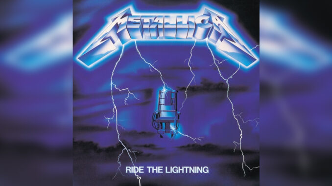 METALLICA 'Ride the Lightning' - Cover Photo