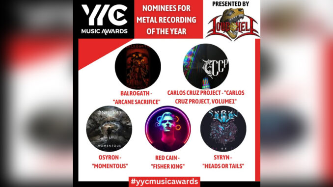 RED CAIN YYC Music Award Announcement - Cover Photo