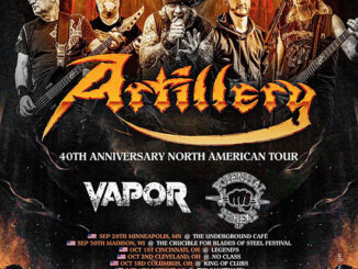 Artillery Celebrates 40th Anniversary with North American Headlining Tour