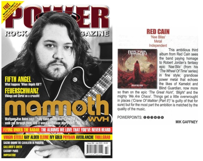 July 2023 – Powerplay Magazine UK – #264 Rockshots Records KRASHKARMA Calico Jack Red Cain Endeavour