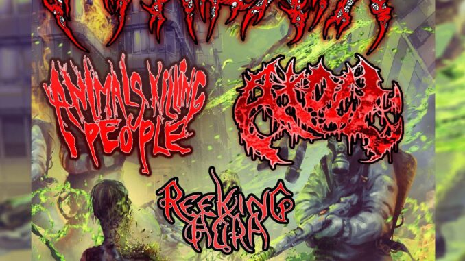 PYREXIA Update Tour Dates w/ Animals Killing People, Atoll, Reeking Aura + New Music Video “Day One” + 25th Anniversary Edition “System of The Animal” Out Now!