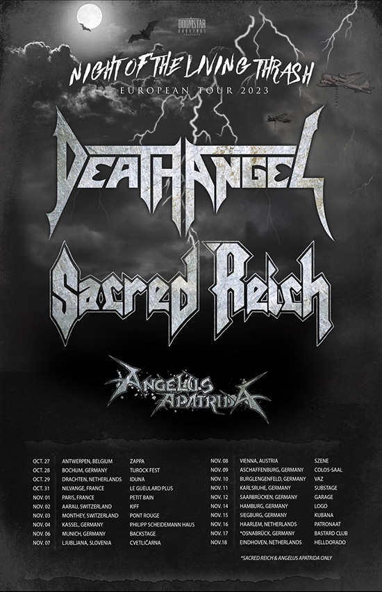 Sacred Reich Announces European Co-headline Tour with Death Angel