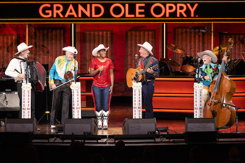 PHOTOS: Go Behind The Scenes For Phoebe White’s Guest Performance With Riders In The Sky On The Grand Ole Opry PHOTOS: Go Behind The Scenes For Phoebe White’s Guest Performance With Riders In The Sky On The Grand Ole Opry