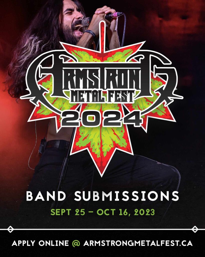 Canada’s Mountain Mosh Pit ARMSTRONG METALFEST Announces Band Submissions For 2024 Lineup