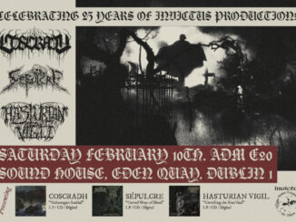 COSCRADH / SÃPULCRE / HASTURIAN VIGIL Saturday February 10th @ The Sound House, Dublin.