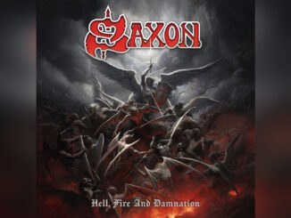SAXON 'Hell, Fire And Damnation' - Cover Photo