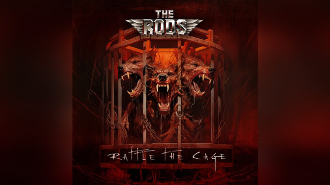 THE RODS 'Rattle The Cage' - Cover Photo THE RODS 'Rattle The Cage' - Cover Photo