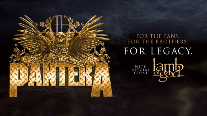 PANTERA: Heavy Metal Icons Announce Second Leg Of North American Celebration Tour With Special Guest Lamb Of God