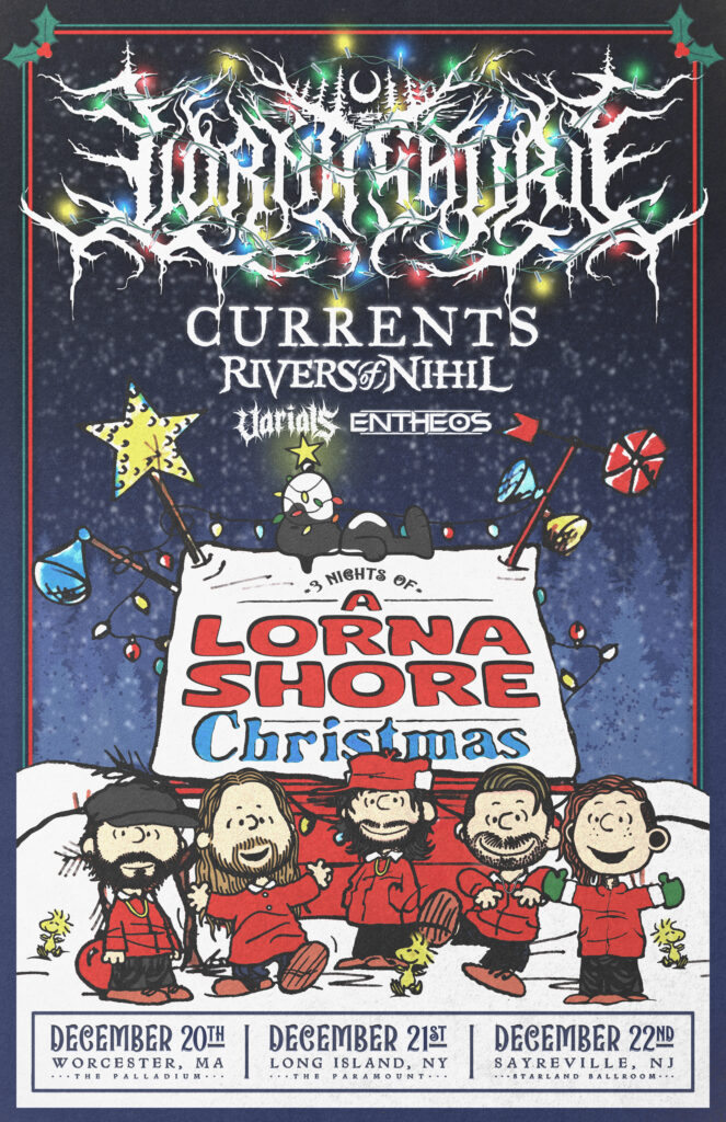 RIVERS OF NIHIL And ENTHEOS To Support Lorna Shore For Three Special Holiday Shows In December; Tickets On Sale Now