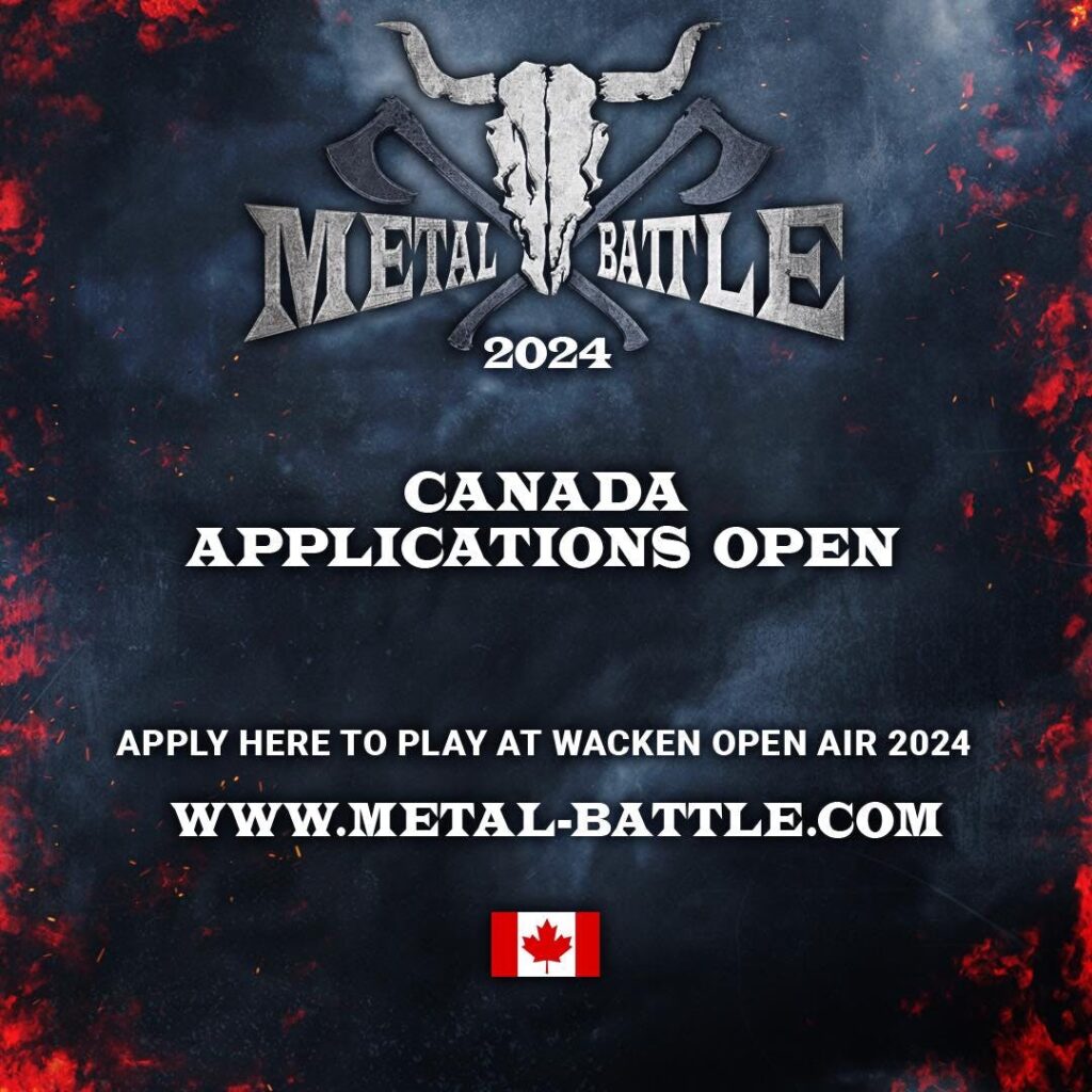 WACKEN METAL BATTLE CANADA Opens Band Submissions – One Band To Rule Them All & Play Wacken Open Air 2024