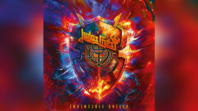 JUDAS PRIEST 'Invincible Shield (Deluxe Edition)' - Cover Photo