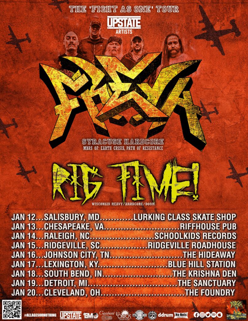 FREYA And RIG TIME! Announce American Hardcore Tour Dates For January 2024