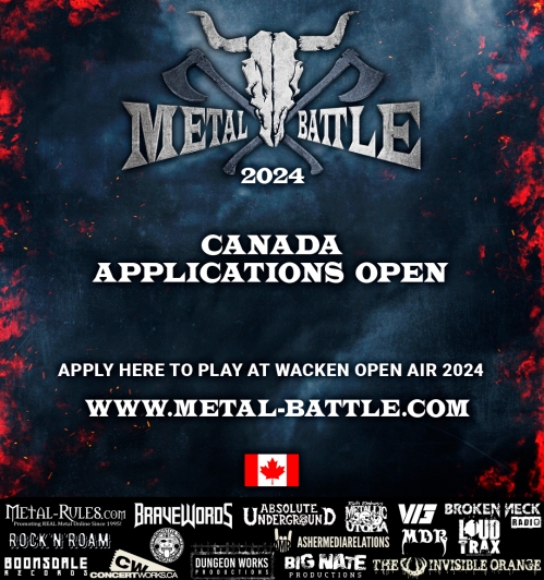 Reminder- Band Submissions End Dec 15th – WACKEN METAL BATTLE CANADA