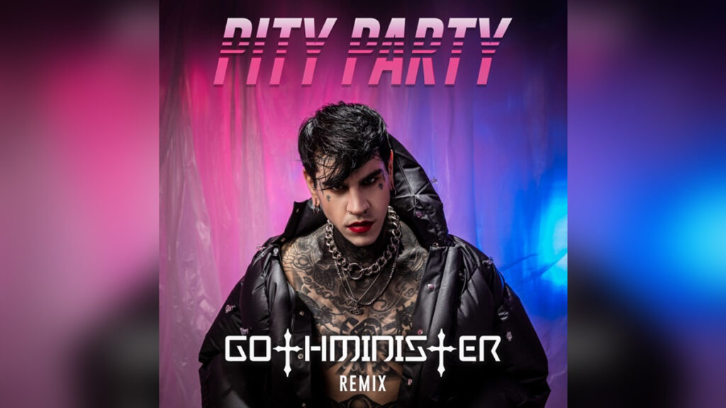 RAY NOIR 'Pity Party (My Delusion Gothminister Remix) [feat. Gothminister] - Single' - Cover Photo