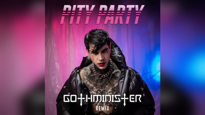 RAY NOIR 'Pity Party (My Delusion Gothminister Remix) [feat. Gothminister] - Single' - Cover Photo