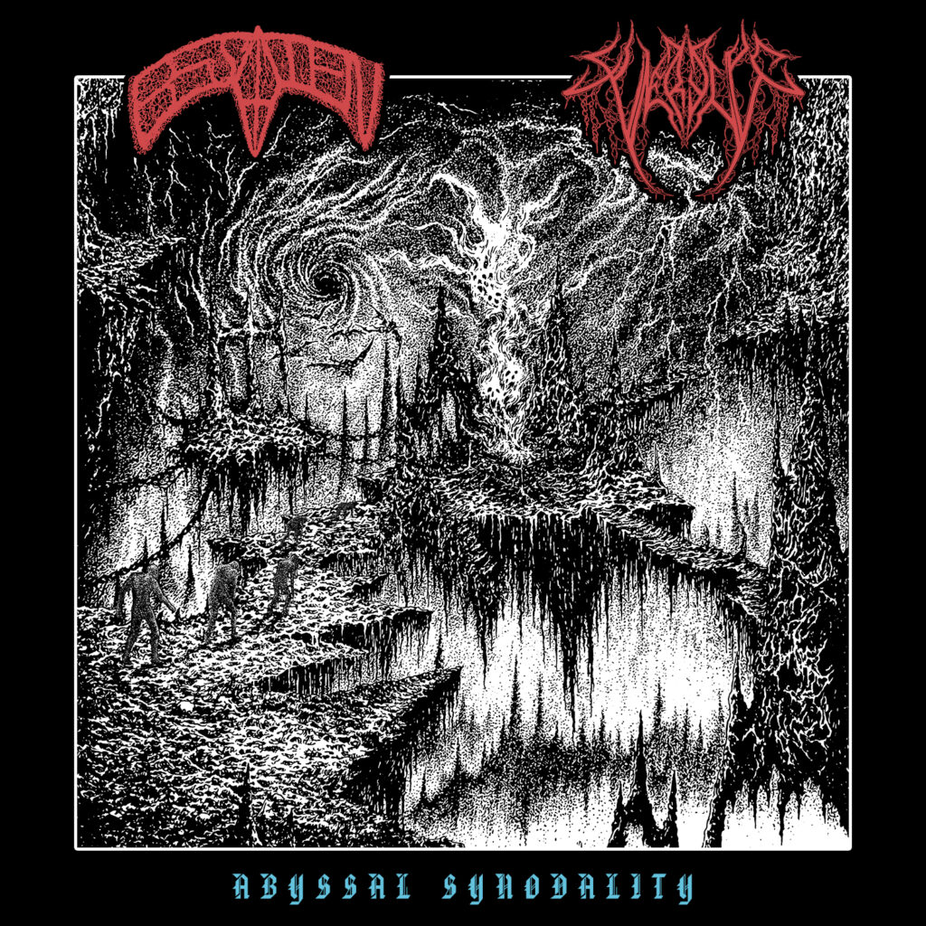 BESOTTEN + FUNERELIC: Abyssal Synodality Split EP To Be Released March 8th On Satanik Royalty Records; New Track Streaming + Preorders Available