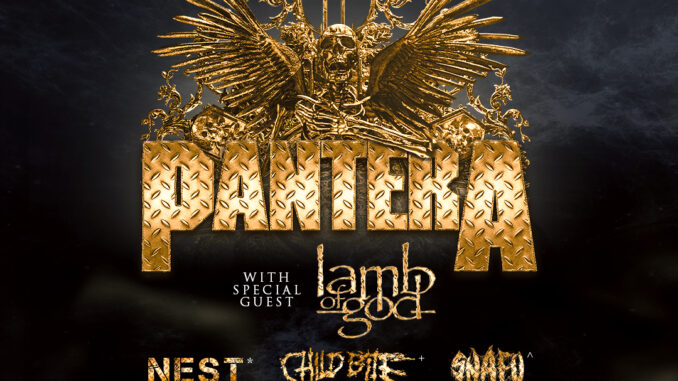Housecore Records Recording Artists NEST, CHILD BITE, And SNAFU To Open Select Pantera Shows Next Month!