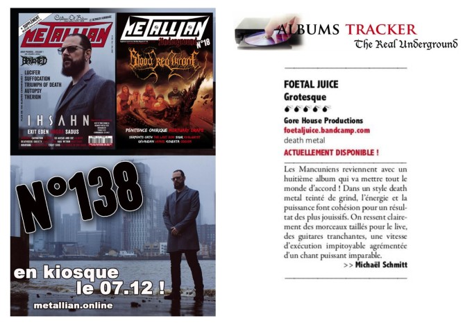 m/ m/ Merci Metallian FOETAL JUICE Gore House Productions Deorbit Cabrakaän Pessimystic
