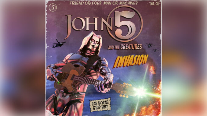 JOHN 5 & THE CREATURES 'Invasion' - COVER PHOTO JOHN 5 & THE CREATURES 'Invasion' - COVER PHOTO
