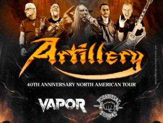 ARTILLERY: Rescheduled 40th Anniversary North American Headlining Tour Confirmed; Tickets On Sale Now!