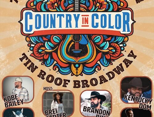 Country Soul Recording Artist Brei Carter Set To Host & Perform At Inaugural Country In Color Live Music Showcase, Kicking Off February 29 At Tin Roof Broadway