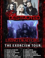 LIVING DEAD GIRL Kicks Off First US Tour Tomorrow Co-Headlining with Fate DeStroyed