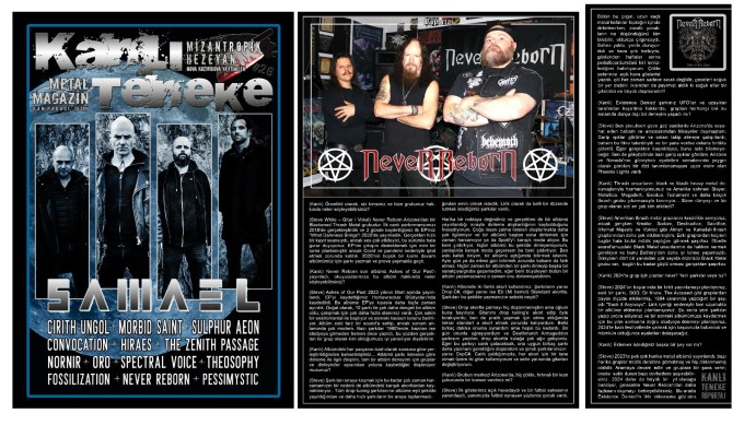 m/ Kanlı Teneke Metal Magazin (Turkey) m/ Pessimystic, Hatred Reigns, Never Reborn