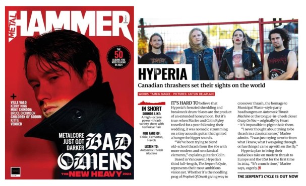 m/ Metal Hammer m/ February 2024 – 383 – Hyperia