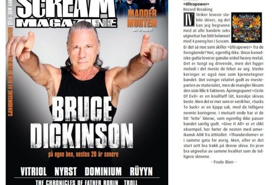 m/ Scream Magazine (Norway) m/ Striker