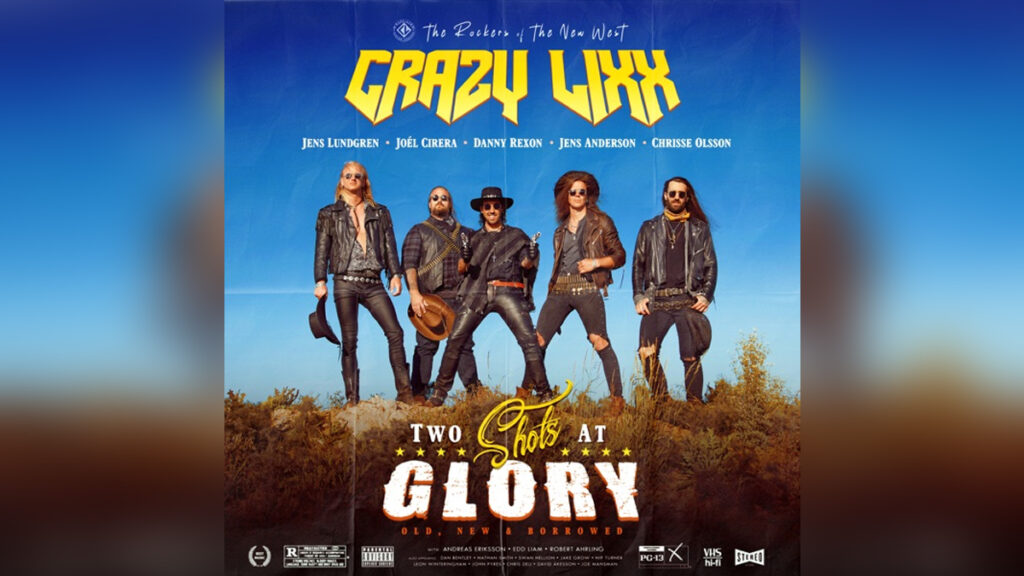 CRAZY LIXX 'Two Shots At Glory' - COVER PHOTO